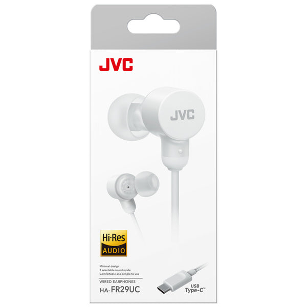 JVC In-Ear Wired Earphones with USB-C Connector - HA-FR29UC