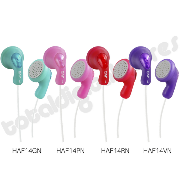 JVC HAF14 Gumy In-Ear Wired Headphones with 3.5mm Jack