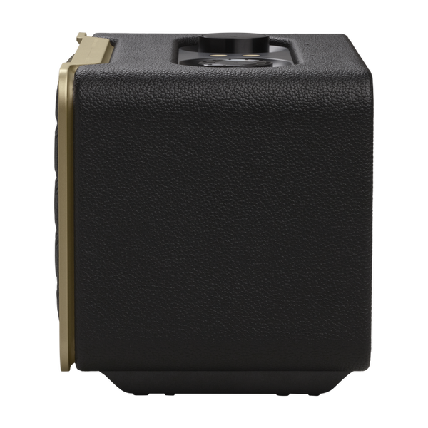 JBL Authentics 200 Smart Home Speaker with Built-In Wi-Fi, Music Streaming, Voice Assist, Bluetooth, Retro Design - Black