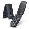 Panasonic KX-TU550E 4G Essentials Clamshell Mobile Phone for Elderly, 1.2MP Camera, Senior Phone with Large 2.8" Display, 300 Hours Standby Time