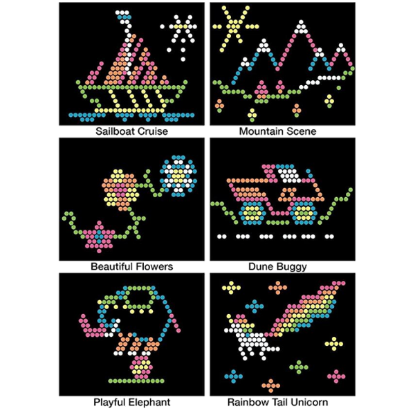Lite Brite Ultimate Classic Light Vintage Art Toy Craft Board by Basic Fun! | Suitable for Ages 4+ - Multicolour - 02215