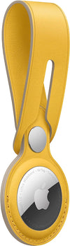Apple AirTag Leather Loop for AirTag - Meyer Lemon - MM003ZM/A (AirTag not included)