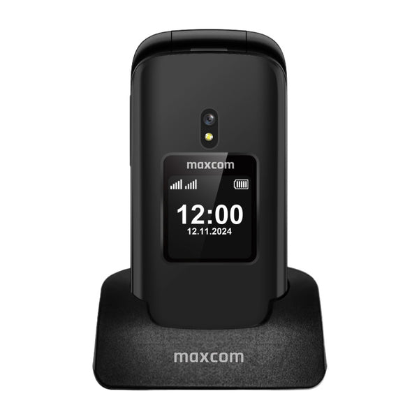 Maxcom 4G VoLTE Comfort Flip Phone - Black - MM834L