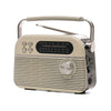 Lloytron 3 Band Bolero Rechargeable Portable Radio + MusicStream - Cream - N6405CR