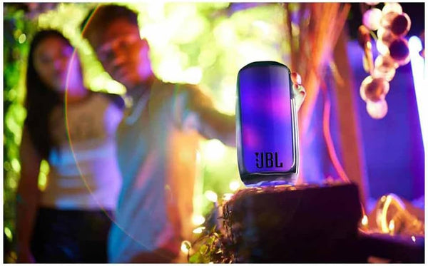 JBL Pulse 5 Portable Bluetooth Speaker - Waterproof With Awesome Light Show, Black