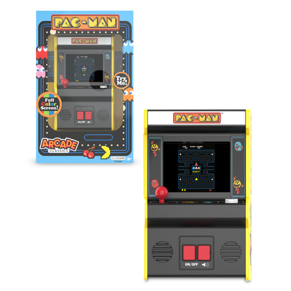 Basic Fun Arcade Classics Pac-Man Mini Handheld Game with TFT Screen - 09674