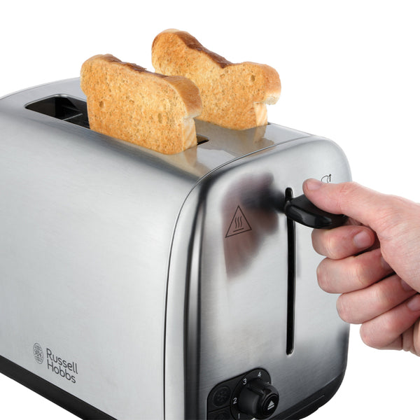 Russell Hobbs 2 Slice Toaster - Stainless Steel Brushed - 24080