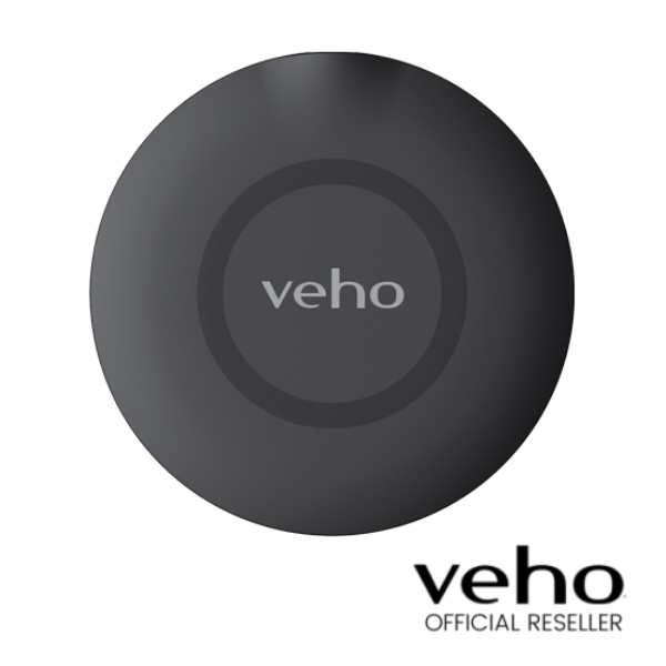 Veho DS6 Qi 15W Wireless Charging Pad | Super Fast | Slim & Sleek – Grey – VWC-002-DS-6
