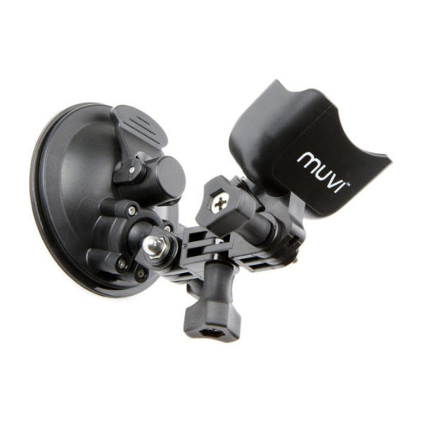 Veho Short Based Universal Suction Mount for MUVI HD with Two MUVI HD holders - VCC-A020-USM