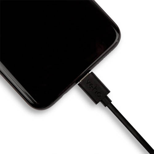 Veho Pebble USB-A to USB-C™ Charge and Sync Cable | 0.2m/0.7ft - VCL-002-C-20CM