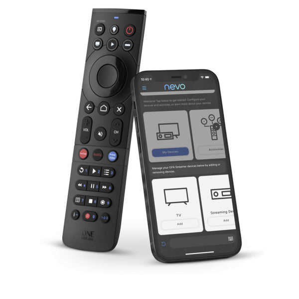 One For All Universal Smart Steamer Remote Control - 5 Devices - Black - URC7945