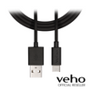 Veho Pebble USB-A to USB-C™ Charge and Sync Cable | 1m/3.3ft - VCL-003-C-1M