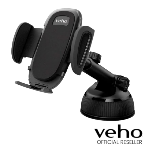 Veho TA-9 Universal In-Car Smartphone Holder Mount | Suction & Air Vent | 360° Rotation - VAA-015-TA9