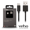 Veho Pebble USB-A to USB-C™ Charge and Sync Cable | 0.2m/0.7ft - VCL-002-C-20CM