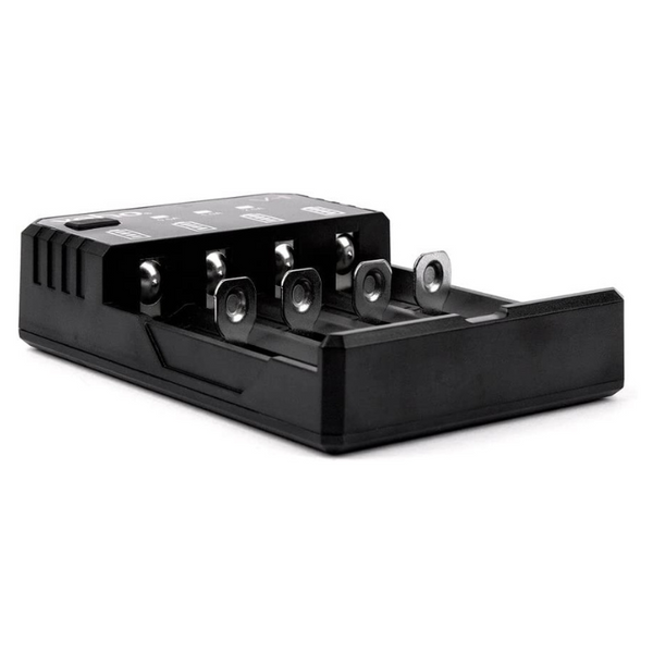 Veho V-1 USB Rechargeable 5V/2A Battery Charger | x4 Channels | LED Display - VPP-011-V1