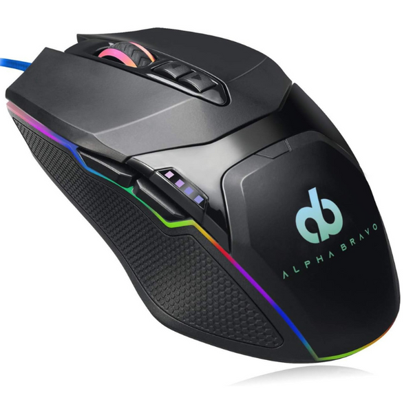 Alpha Bravo by Veho GZ-1 USB Wired Gaming Mouse | 1000Hz Ultra Polling/1ms Response Time - VAB-101-GZ1