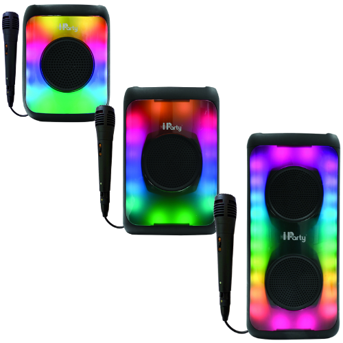 Lexibook Flame Bluetooth Speaker with Mic and Party Lights - K83