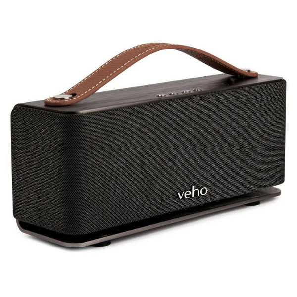 Veho M-Series MR-8 Retro Wireless Speaker and Power Bank - Black - VSS-501-MR8