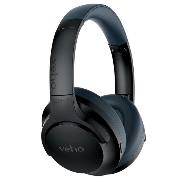 Veho ZB-7 Wireless Active Noise Cancelling Headphones 5.0 Bluetooth - Black - VEP-024-ZB7-B