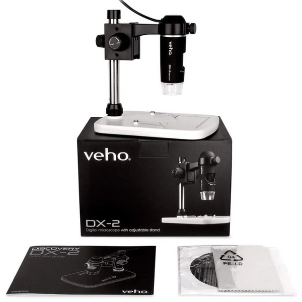 Veho Discovery DX-2 USB 5MP Microscope | 300x Magnification - VMS-007-DX2