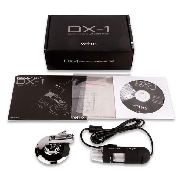 Veho Discovery DX-1 USB 2MP Microscope | 200x Magnification - VMS-006-DX1
