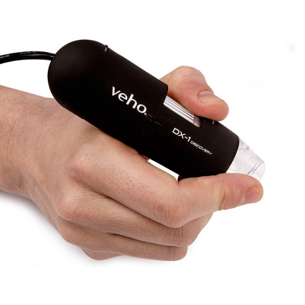 Veho Discovery DX-1 USB 2MP Microscope | 200x Magnification - VMS-006-DX1
