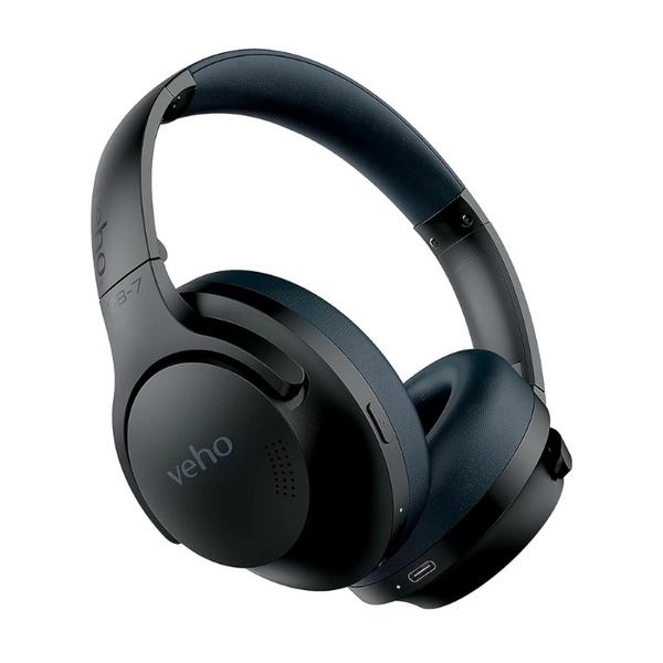 Veho ZB-7 Wireless Active Noise Cancelling Headphones 5.0 Bluetooth - Black - VEP-024-ZB7-B