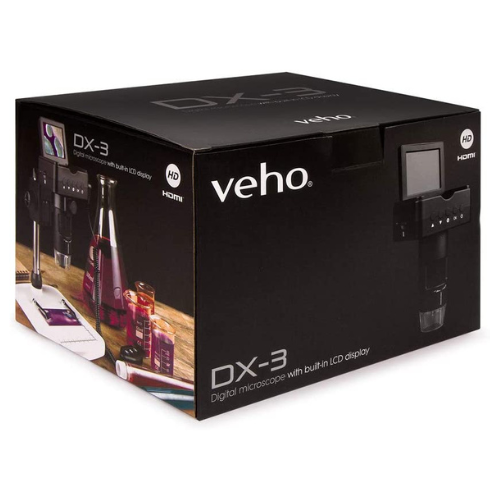 Veho Discovery DX-3 USB 3.5MP Microscope | 2000x Magnification - VMS-008-DX3