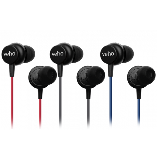 Veho Z-3 Wired In Ear Noise Isolating Earphones with Mic - VEP-10