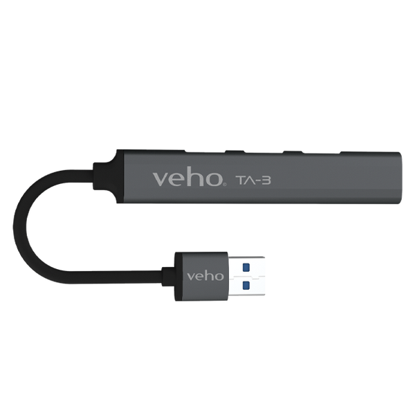 Veho TA-3 Multi-Port Mini Hub with USB 3.0 - VAA-550-TA3-USB-A