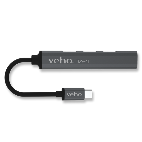 Veho TA-4 Multi-Port Mini Hub with USB 3.0 - VAA-650-TA4-USB-C