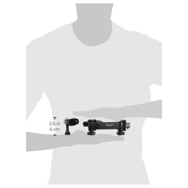 Veho MUVI Extended Pole/Bar Mount for Bikes/Motor Bikes - VCC-A026-EPM