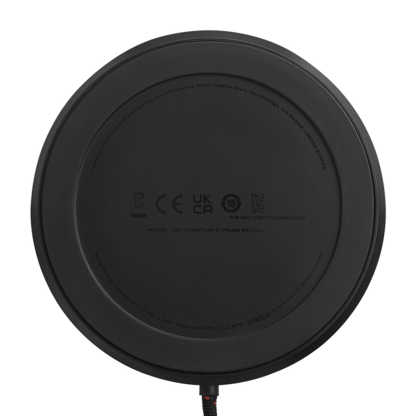 JBL Quantum Stream Studio Triple Condenser USB Microphone with Four Cardioid Pick-Up Patterns for Smooth Streaming - Black