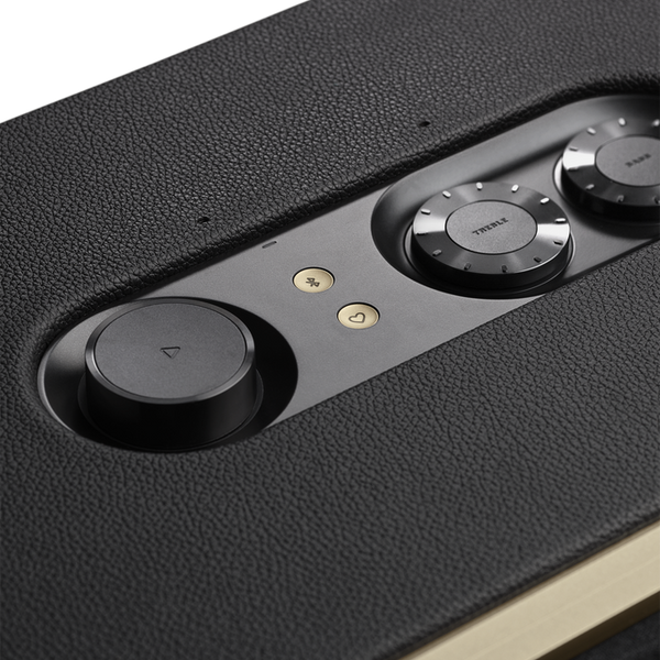 JBL Authentics 500 Hi-Fi Smart Home Speaker with Dolby Atmos, Wi-Fi, Music Streaming, Voice Assist, Bluetooth, Retro Design - Black