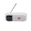 JBL Tuner 2 Portable Radio | Bluetooth Speaker with DAB & FM Radio - White