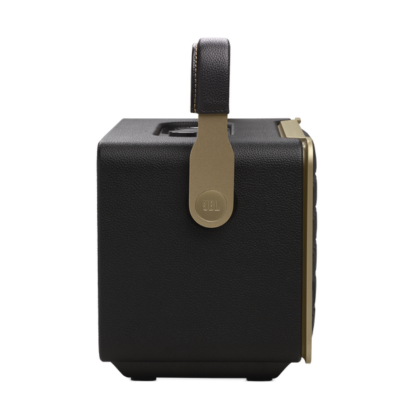 JBL Authentics 300 Portable Smart Home Speaker with Built-In Wi-Fi. Music Streaming, Voice Assist, Bluetooth, Retro Design - Black