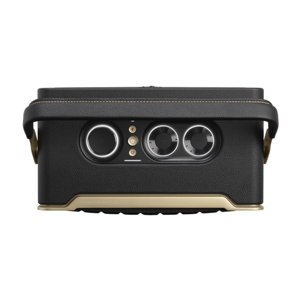 JBL Authentics 300 Portable Smart Home Speaker with Built-In Wi-Fi. Music Streaming, Voice Assist, Bluetooth, Retro Design - Black