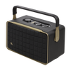 JBL Authentics 300 Portable Smart Home Speaker with Built-In Wi-Fi. Music Streaming, Voice Assist, Bluetooth, Retro Design - Black