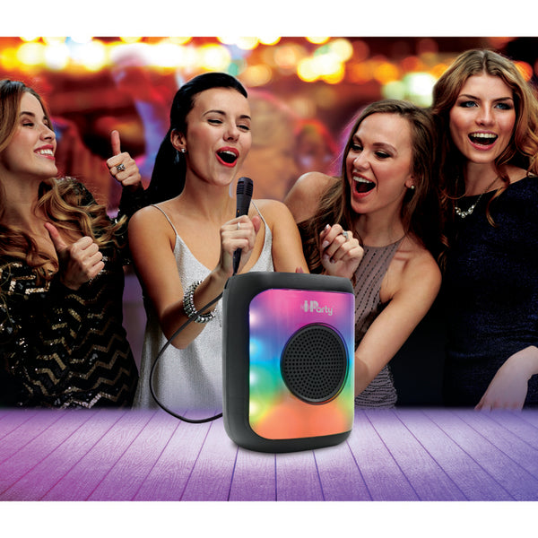 Lexibook Flame Bluetooth Speaker with Mic and Party Lights - K83