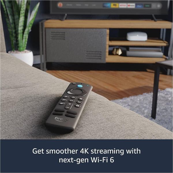 Amazon Fire TV Stick 4K Max | Streaming Device | HDMI, Wi-Fi 6 | Alexa Voice Remote - Black - B08MQZYSVC