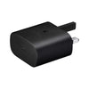 Samsung 25W Super Fast Charging Travel Adapter & USB-C to C Data Cable - Black - EP-TA800XBEGGB