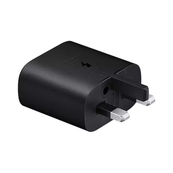 Samsung 25W Super Fast Charging Travel Adapter & USB-C to C Data Cable - Black - EP-TA800XBEGGB