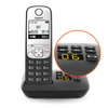 Gigaset A690A Cordless DECT Home Telephone with Answering Machine - Single, Duo or Trio