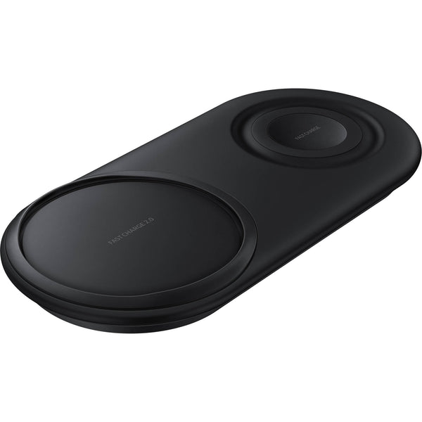 Samsung DUO Wireless Qi Fast Charging Pad with Mains Adapter - Black - EP-P5200TBEGGB