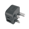 Veho 20W USB Fast Charge UK 3 Pin Plug | USB-C PD + USB 3.0 ports - VAA-114-USB
