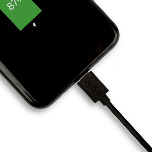 Veho Pebble USB-A to USB-C™ Charge and Sync Cable | 1m/3.3ft - VCL-003-C-1M