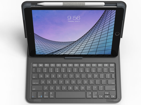 Zagg Keyboard Messenger Folio 2 Case for Apple iPad 10.2/10.5" - Black - 103007169