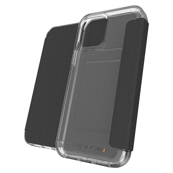 Gear 4 Wembley Flip Case for iPhone 12 & iPhone 12 Pro (6.1") - Clear - 702006041