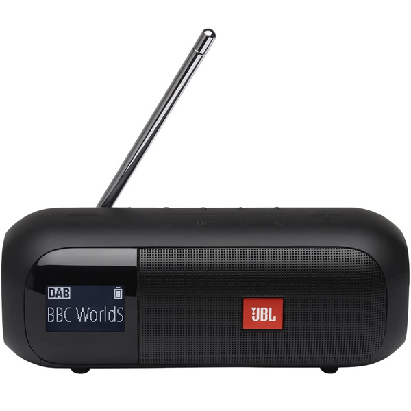 JBL Tuner 2 Portable Radio | Bluetooth Speaker with DAB & FM Radio - Black - JBLTUNER2BLK