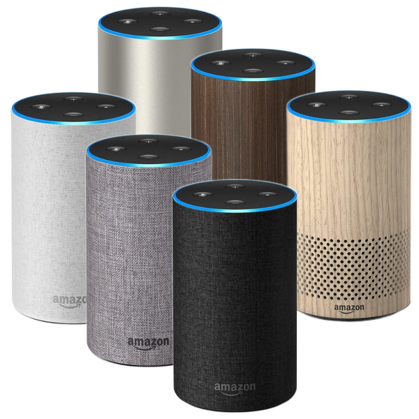 Echo Smart Speaker with Alexa (2nd Generation) - 6 Colours